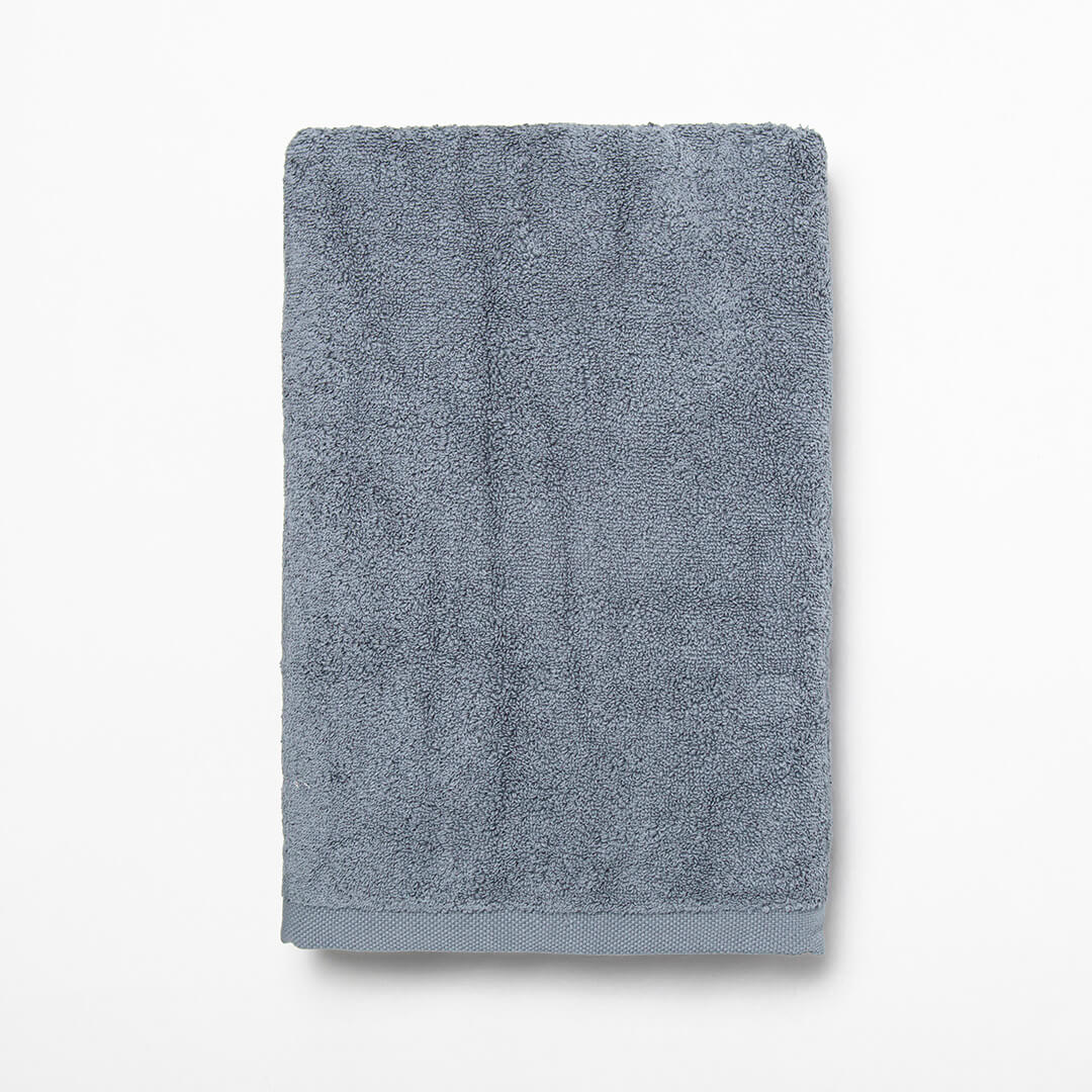 BATH TOWEL ORGANIC COTTON ORSU BLUE | 150 X 100 CM