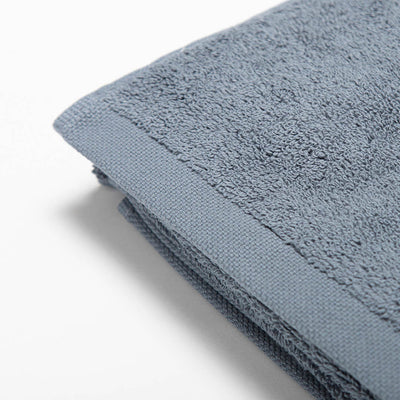 HAND TOWEL ORGANIC COTTON ORSU BLUE | 100 X 50 CM